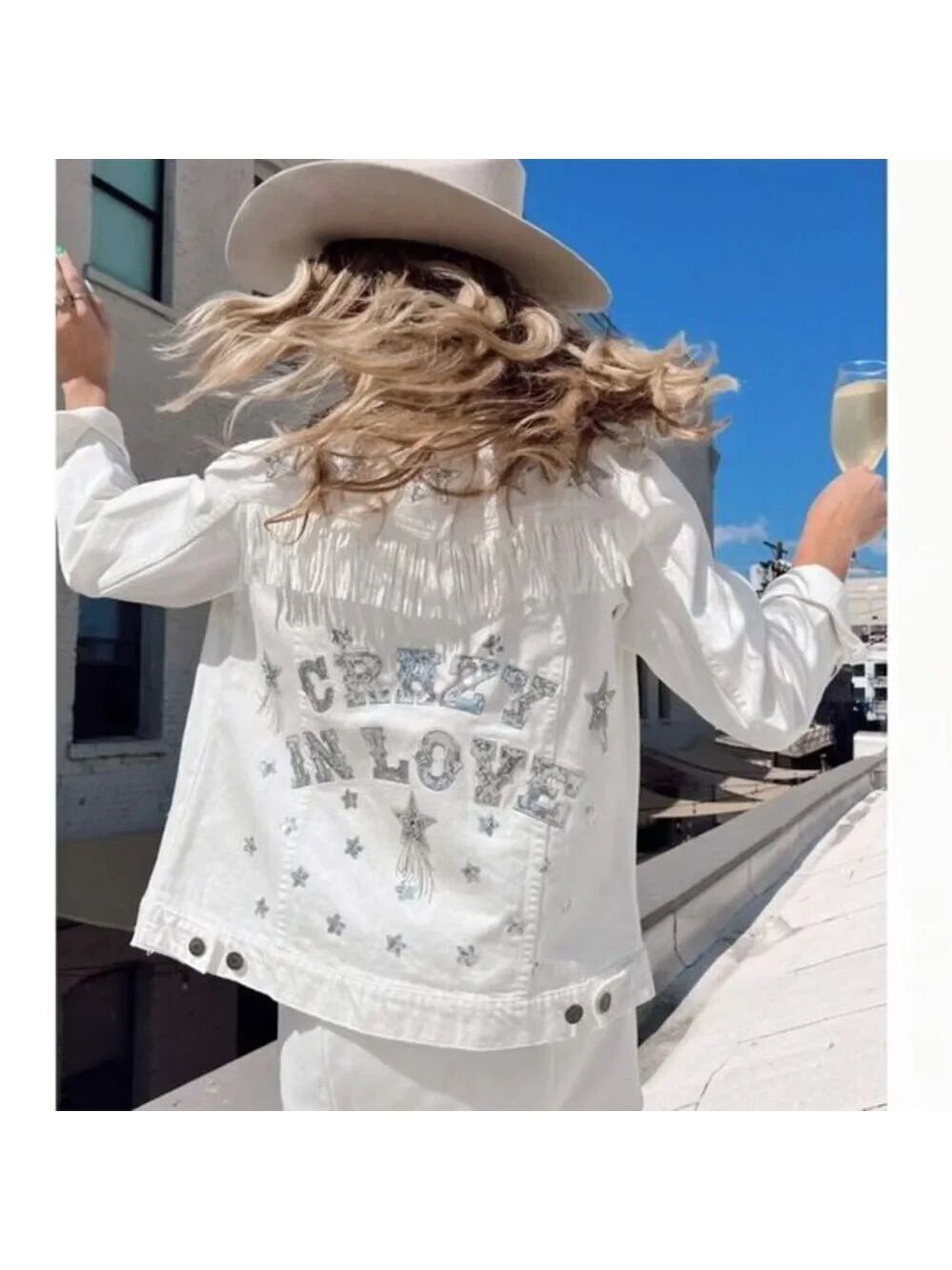 Show Me Your MuMu Dover Denim Jacket Sz L
